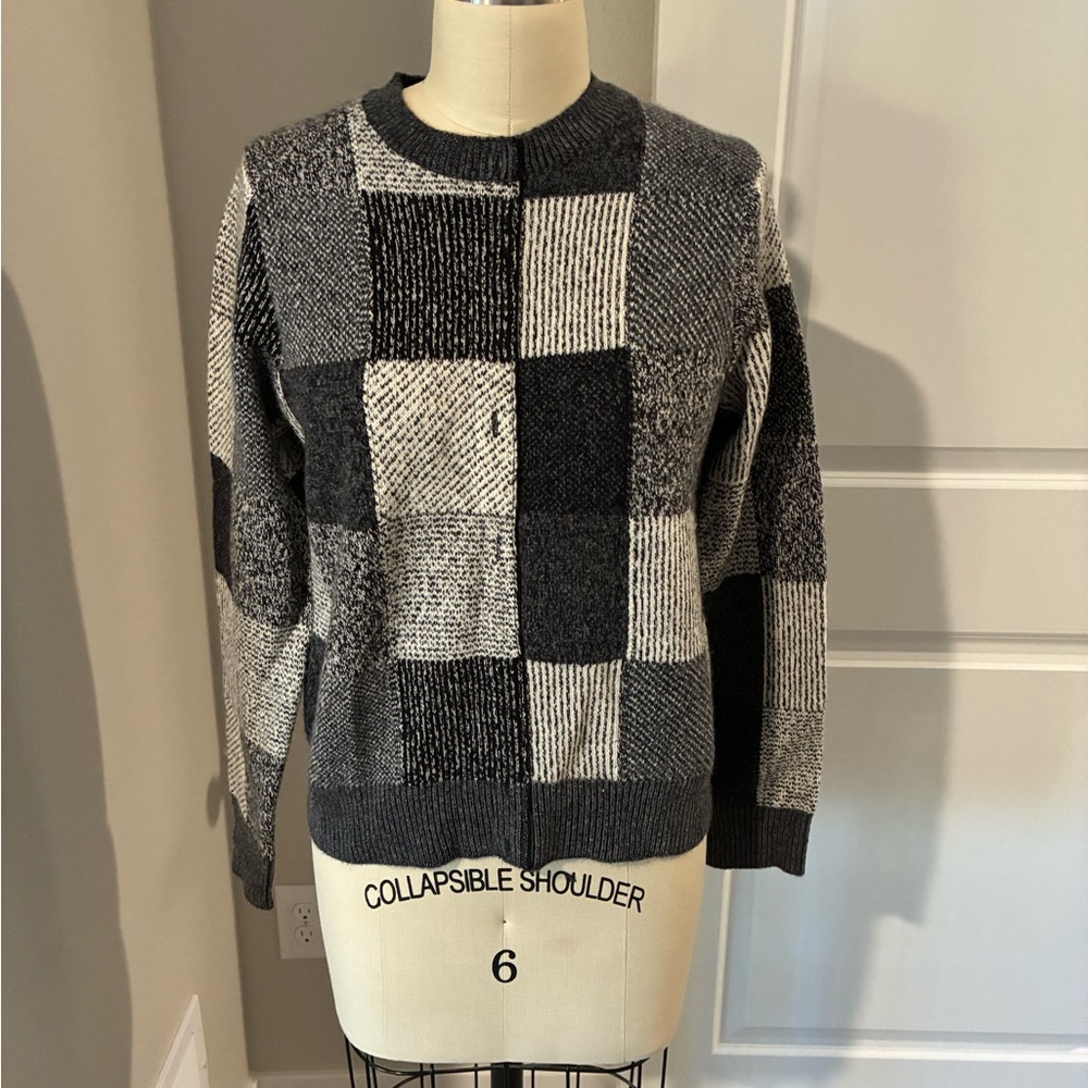 Marc by Marc Jacobs cashmere check sweater